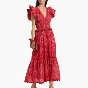 FARM Rio Olivia V-Neck Maxi Dress Size XL NWT